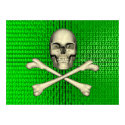 Cross Bones on Binary posters