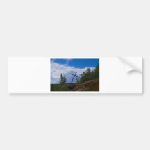 cross bumper sticker