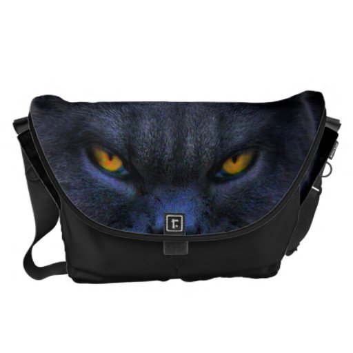 Cross Cat! Courier Bags Zazzle