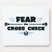Cross Check - blue Mouse Pad
