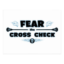 Cross Check - blue Postcard