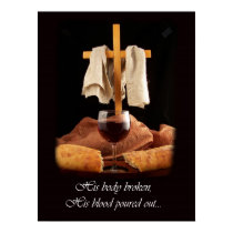 Cross Communion Poster posters by fairygirlbooks Cross Communion Poster posters