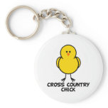 Cross Country Chick Key Chain