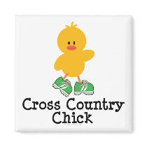 Cross Country Chick Magnet by RunnerTeesGifts Cross Country Chick Magnet