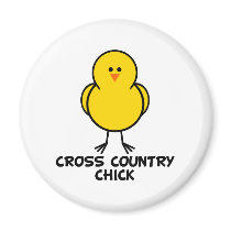Cross Country Chick magnets by chicktshirts8 Cross Country Chick magnets