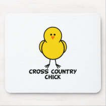 Cross Country Chick mousepads by chicktshirts8 Cross Country Chick mousepads