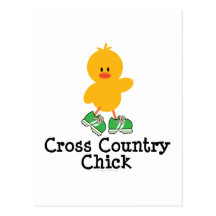 Cross Country Chick Postcard