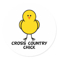 Cross Country Chick stickers