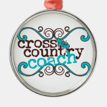 Cross Country Coach Christmas Tree Ornament