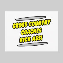 Cross Country Coaches Kick Ass! Post Cards