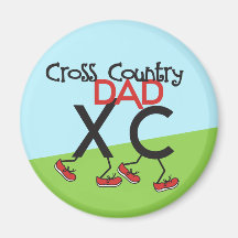 Cross Country Dad - Cross Country Runner Dad Magnets