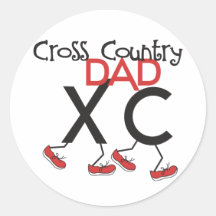 Cross Country Dad - Cross Country Runner Dad Sticker