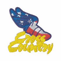Cross Country embroidered shirts