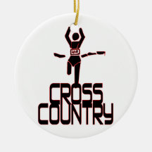 CROSS COUNTRY FINISH LINE RUNNER ORNAMENT
