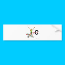 Cross Country Girl bumper stickers