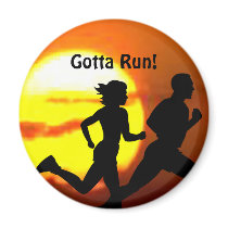 CROSS COUNTRY - GOTTA RUN - STAMP - SUNSET magnets by sportsstuff CROSS COUNTRY - GOTTA RUN - STAMP - SUNSET magnets