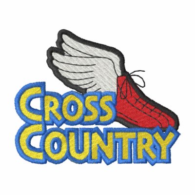 Cross Country Logo Embroidered Jacket by ZazzleEmbroidery
