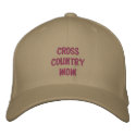 CROSS COUNTRY MOM CAP - EMBROIDERY - CUSTOMIZE IT! embroidered hats