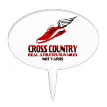 Cross Country Running Cake Picks
