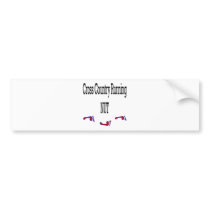 Cross Country Running Nut bumper stickers