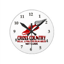 Cross Country Running Wall Clock wall clocks