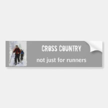 Cross Country Skiers Bumper Stickers