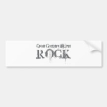 Cross Country Skiers Rock Bumper Stickers