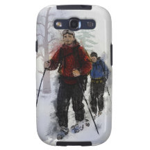 Cross Country Skiers Samsung Galaxy SIII Case