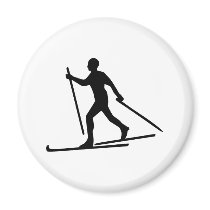 Cross Country Skiing magnets
