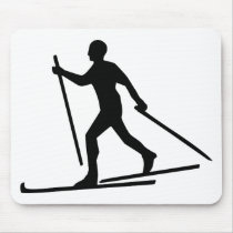 Cross Country Skiing mousepads by Thinkdifferent Cross Country Skiing mousepads