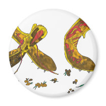 Cross Country Spikes Refrigerator Magnets