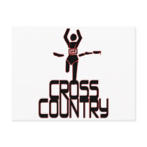 CROSS COUNTRY WINNER - FINISH LINE postcards