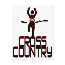 CROSS COUNTRY WINNER - FINISH LINE postcards
