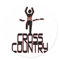 CROSS COUNTRY WINNER - FINISH LINE stickers