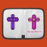 cross, day, planner, pink, purple, today, weekly,