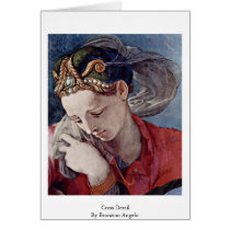 Cross Detail By Bronzino Angelo Cards