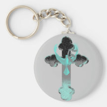 cross.dove keychain