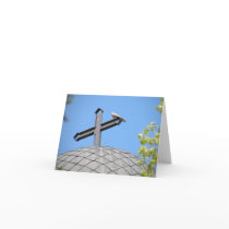 Cross & Dove Note Card by almellinger Cross & Dove Note Card