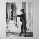 Cross-Dressed Cyclist, 1890s Poster