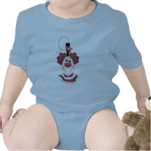 Cross-eyed Circus Clown Tshirts