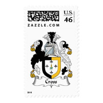 Cross Family Crest postage