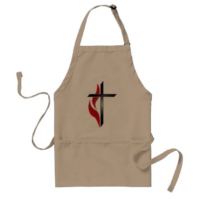 CROSS & FLAME APRONS by dgpaulart