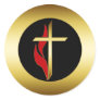 CROSS & FLAME STICKER