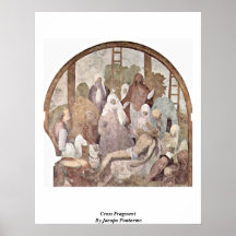 Cross Fragment By Jacopo Pontormo Print