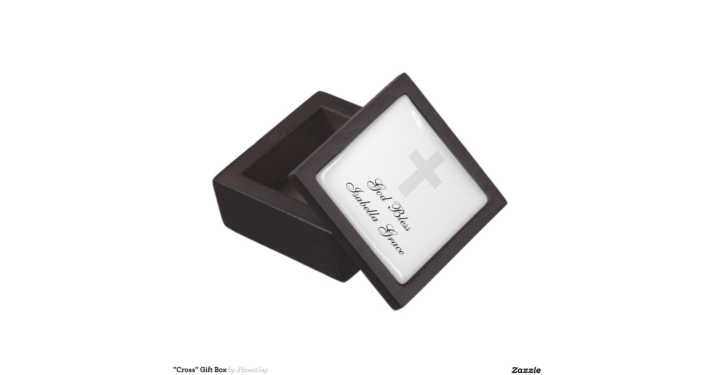 "Cross" Gift Box Premium Trinket Box Zazzle
