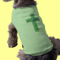 cross green pet clothing