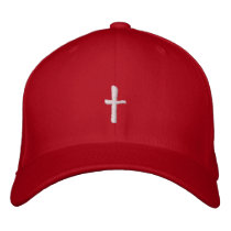 Cross Hat embroidered hats by PhotoPatch Cross Hat embroidered hats