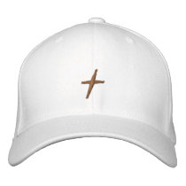 Cross Hat embroidered hats by PhotoPatch Cross Hat embroidered hats