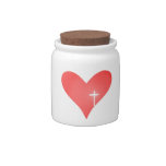 Cross & Heart Jar Candy Jars