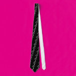 Cross in Black Blue Gold or Silver Neck Tie